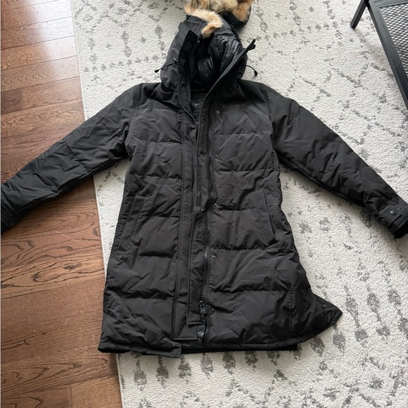 Canada Goose Jackets & Blazers - Canada Goose Black Puffer Jacket with Fur Trim